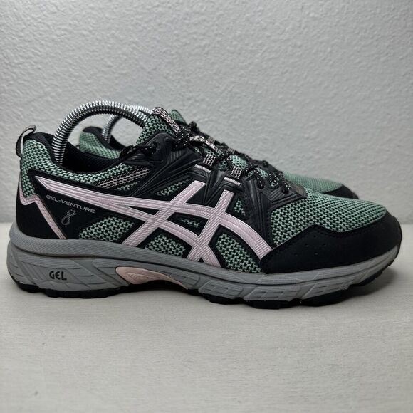 Asics Gel-Venture 8 Teal Pink Outdoor Shoes - Picture 1 of 7